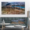 thumbnail image 1 of Brilliant Turquoise Melt Pool - Landscape Canvas Art Print, 1 of 4