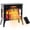 Black, variant on HOMCOM Infrared Electric Fireplace Heater for Indoor, 1500W, Black