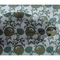 thumbnail image 4 of oneOone Viscose Chiffon Fabric Leaves & Floral Block Printed Craft Fabric BTY 42 Inch Wide, 4 of 4