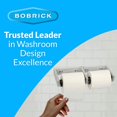 thumbnail image 3 of Bobrick Distributeur de Papier Toilette pour Deux Rouleaux (Modèle B-2740), 3 of 9