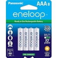 thumbnail image 1 of Panasonic eneloop AAA Ni-MH Pre-Charged Rechargeable Batteries - 8 Pack, 1 of 2