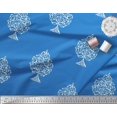 thumbnail image 2 of Soimoi Moss Georgette Fabric Dot,Leaves & Floral Block Decor Fabric Printed Yard 42 Inch Wide, 2 of 3
