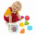 thumbnail image 5 of Fesfesfes Shape Sorter Toys for 1+ Years Old Sensory Learning Toy for Fine Motor Skills Developmental Toys Gift Stacking Box, 5 of 5