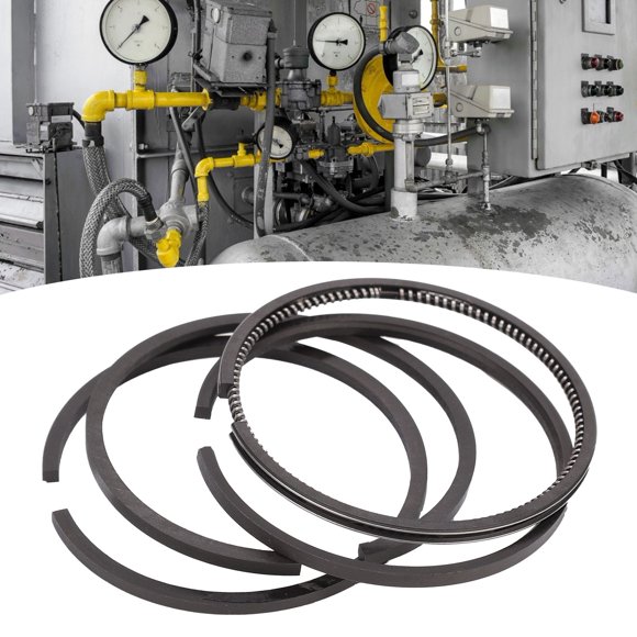 Anneau de Piston de Remplacement, Facile à Charger et à Décharger, Design Sophistiqué pour Accessoires de Moteur en Usine