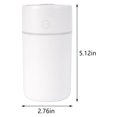thumbnail image 3 of TIMIFIS Air Purifier Mini Humidifier,Portable Humidifiers with Led,Portable Mini Usb Humidifier for for Bedroom, Travel, Office and Plants. Visible, Quiet, Cool Mist Humidifiers for Bedroom, 3 of 7