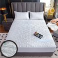 thumbnail image 3 of Beddora Queen Waterproof Mattress Protector – Hypoallergenic, 200 GSM Plush Polyfill, 15” Deep Pocket Elastic Fit – Machine Washable, 3 of 8