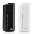 thumbnail image 1 of Smart Mini Battery Charger for 2 AA Rechargeable Batteries - USB Input (Batteries Not Included) 1 Pack White and 1 Pack Black, 1 of 6