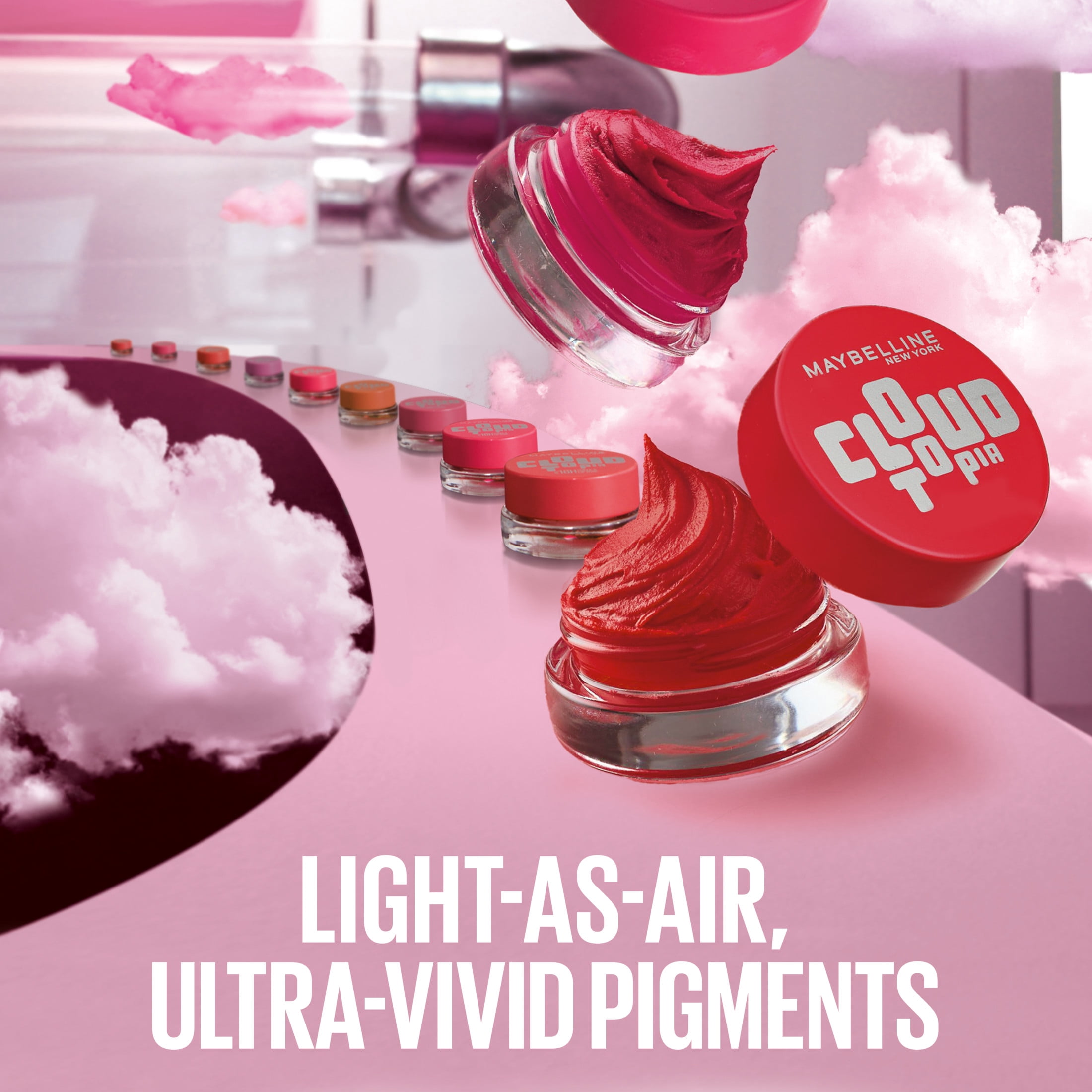 Fard à joues Cloudtopia de Maybelline New York, Fini mat flou, Coral Illusion, 5g