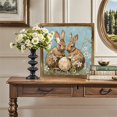 thumbnail image 2 of Honganda Easter Photo Frame Ornament Bunny Easter Egg Pattern Wooden Decorative Picture Frame for Desktop Wall Home Holiday Decor, 2 of 7