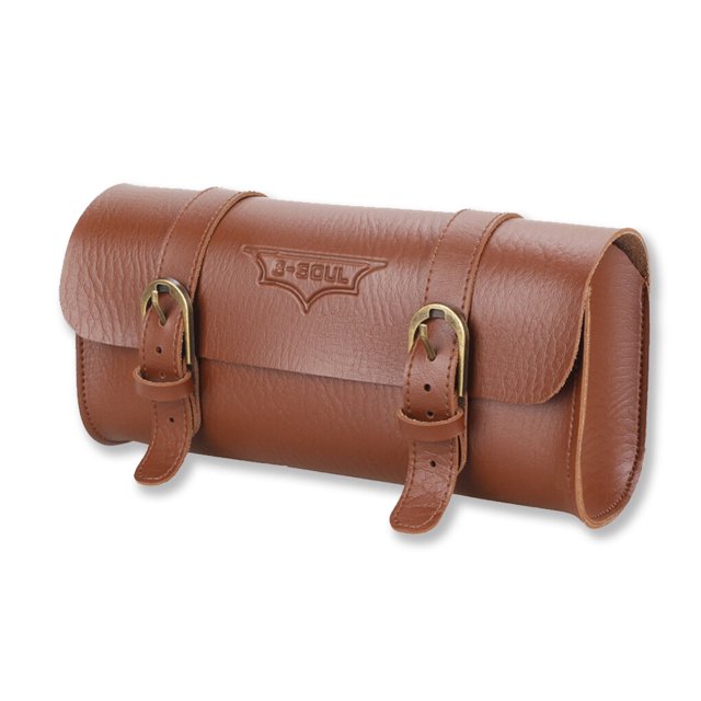 Front Bag Smooth Surface Workmanship Mounted Pouch Upgraded Fittings Container Scooter Accessories Handlebar Pack Storage Bags Brown