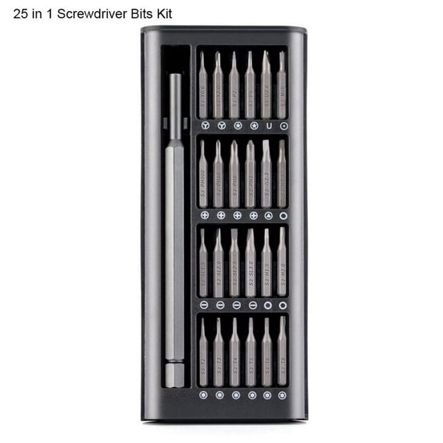 25 Pcs Screwdriver Kit Precision Magnetic Bits DIY Dismountable Screw Driver Set Mini Tool Case For Smart Home PC Phone Repair