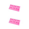 thumbnail image 1 of kurtrusly Festival Non-stick Jelly Cake Chocolate Mousse Pudding Cookies Mould Reusable Bar Dessert Decorating 2Set, 1 of 6