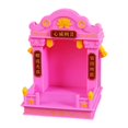thumbnail image 1 of veasfak Buddha Shelf Statue Stand Chinese Decor Multifunctional Pooja Table Figurine Pink, 1 of 9