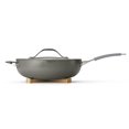 thumbnail image 2 of All in One Plus Pan, 5 Quart Aluminum Ceramic Non Stick - Charcoal, 2 of 13