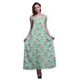 thumbnail image 1 of Bimba Robe Longue Décontractée pour Femme en Rayonne à Bretelles Spaghetti, Maxi d'Été – Grande, 1 of 4