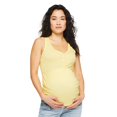 thumbnail image 2 of Paisley Sky Maternity Snap Henley Tank, 2 of 6