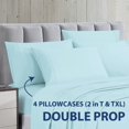 thumbnail image 4 of 1800 Series Microfiber Sheet Set with Bonus Pillowcases, 4 of 4