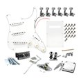 thumbnail image 3 of Milaget DIY Electric Guitar Kits Portable Retro Multifunction Backplate Accesssories white B, 3 of 9