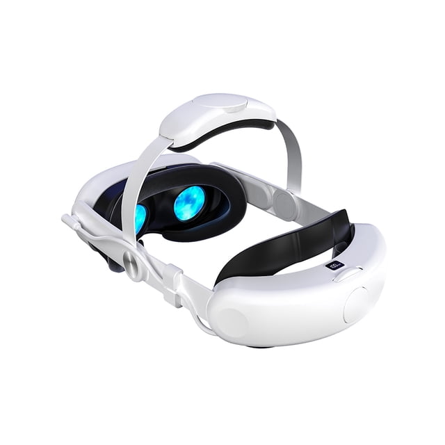 Compatible avec Meta Quest 3S Serre-Tête VR - Batterie de Jeu Prolongée 8000mAh, Bandeau de Confort Ajustable de Remplacement pour Accessoires de Jeu VR