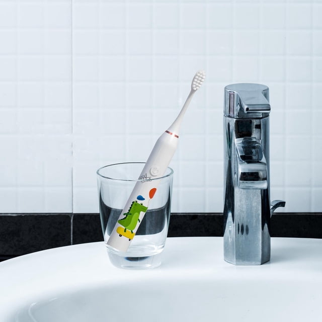 TopLLC New Electric Tooth Cleaning Toothbrush Electric Toothbrush Floss Cleaning Brush