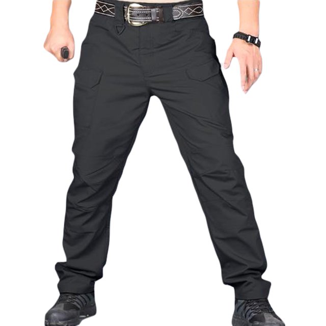 Wangscanis Men Cargo Pants, Zipper Button Closure Solid/Snakeskin Print Casual Pants Trousers with Pockets
