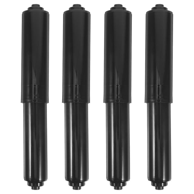KAKOWELY toilet paper holder stick 4pcs Toilet Paper Holder Roller Plastic Toilet Tissue Holder Roller Replacement Rod Bathroom Plastic Spring Loaded Insert Spindle