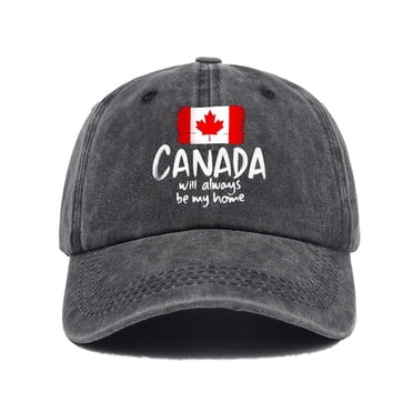 Baseball Caps Wash Print Cap for Everyday Wear by Canadiana Dad Hat Style for Men and Women on Platform