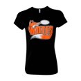 thumbnail image 1 of T-Shirt Noir à Manches Courtes pour Femmes WDTFS (Que Dit le Renard) - Grand, 1 of 1