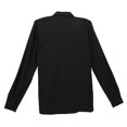 thumbnail image 2 of Patrick Assaraf Chemise Noire Légère en Coton Pima Extensible pour Homme, Décontractée, à Boutons - S, 2 of 2
