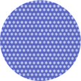 thumbnail image 1 of Ahgly Tapis d'Intérieur Lavable en Machine Carré Bleu Denim Transitionnel, 3 Pieds Carré, 1 of 7