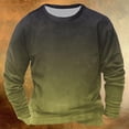 thumbnail image 2 of hotojiny Chandails à Col Rond pour Hommes Mode Dégradé Automne Chaud en Molleton Chandail Léger à Manches Longues Décontracté Vêtements d'Hiver, 2 of 3