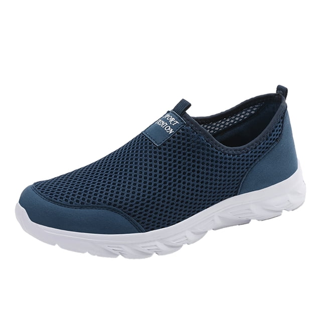 Kcodviy Chaussures pour Hommes Été Légères Espadrilles Décontractées pour Hommes Chaussures Décontractées Respirantes Espadrilles en Maille pour Hommes Chaussures de Course Décontractées