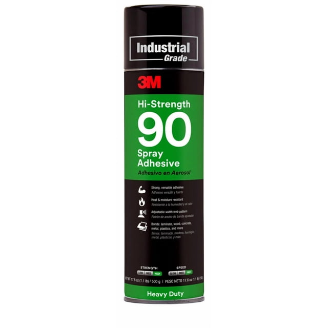 3M Adhesive 30023 Used For Bonding Metal/Concrete/Plastic/Wood; 17.6 Ounce Aerosol Can