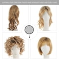 thumbnail image 4 of KAKOWELY Filet pour Perruque 8 Pcs Filet pour Perruque Maille Respirante Tissage Filet pour Cheveux Perruque Élastique Extensible 6.3"X6.3"X0.04 Pouces, 4 of 4
