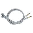 thumbnail image 1 of Binwennn 2PCS Household Faucet Water Inlet Hose Hot And Cold Universal Stainless Steel Material Kitchen Washbasin Extension Metal Connecting Pipe Rp100179 Fitlet2 Facet Faucets for Kitchen in Trailers, 1 of 3