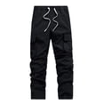 thumbnail image 1 of Men's Casual Cargo Joggers with Elastic Drawstring Waist and Multiple Utility Pockets for Everyday Comfort and Versatile Wear, 1 of 6