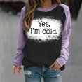 thumbnail image 1 of 50 % de Rabais Liquidation Chandail en Molleton Surdimensionné pour Femmes 2023 T-shirt Imprimé Manches Longues Blouse Col Rond Hauts Décontractés Chandail en Molleton, 1 of 5
