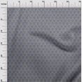 thumbnail image 2 of oneOone Cotton Poplin Medium Gray Fabric Robot Cartoon Craft Projects Decor Fabric Printed By The Yard 42 Inch Wide, 2 of 4