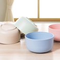 thumbnail image 3 of SURJDE Unbreakable Cereal Bowls,14oz 4PCS Wheat Straw Fiber Snack Bowls for Children Kids Biodegradable Bowl for Rice, Porridge, soups, Cereals, Dessert (Wheat Bowls), 3 of 7
