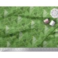 thumbnail image 3 of Soimoi Green Heavy Canvas Fabric Facets Triangle Geometric Decor Fabric Printed Yard 58 Inch Wide, 3 of 3