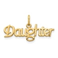 thumbnail image 1 of 10k Yellow Gold Daughter Necklace Charm Pendant, 1 of 7