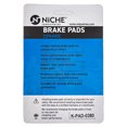 thumbnail image 2 of Niche Rear Brake Pad Set for Honda CRF450R Ceramic Motorcycle 519-KPA2502D, 2 of 5