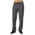 thumbnail image 1 of Men‘s Open Bottom Terry Sweatpants  Elastic Drawstring Waistband  Charcoal Grey S,charcoalgrey(openbottom),L, 1 of 4
