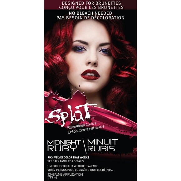 Splat Midnight Ruby Color & Bleach Kit