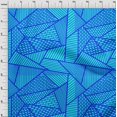 thumbnail image 4 of oneOone Polyester Spandex Turquoise Green Fabric Sewing Craft Projects Fabric Prints By Yard 56 Inch Wide, 4 of 5