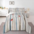 thumbnail image 1 of Erosebridal Cardinal Bird Bedding Toddler Comforter Set, Birch Tree Down Comforter, Lightweight, 2-Piece, 1 of 6
