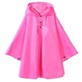 thumbnail image 1 of MIASHUI Poncho de Pluie pour Enfants Réutilisable Imperméable pour Tout-Petits, Veste de Pluie, Rose Vif, 3-5 Ans, 1 of 2