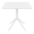 thumbnail image 2 of Siesta ISP106-WHI 31 in. Sky Square Table  White, 2 of 7