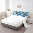 thumbnail image 3 of YST Cartoon Killer Whale 7-Piece Comforter Set, Ocean Theme, King, 3 of 4