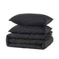 thumbnail image 4 of JML 2 Pieces Black Twin Comforter Set, Soft Microfiber Bedding Set With 1 Comforter and 1 Pillow Case Suit for All Seasons, 4 of 7